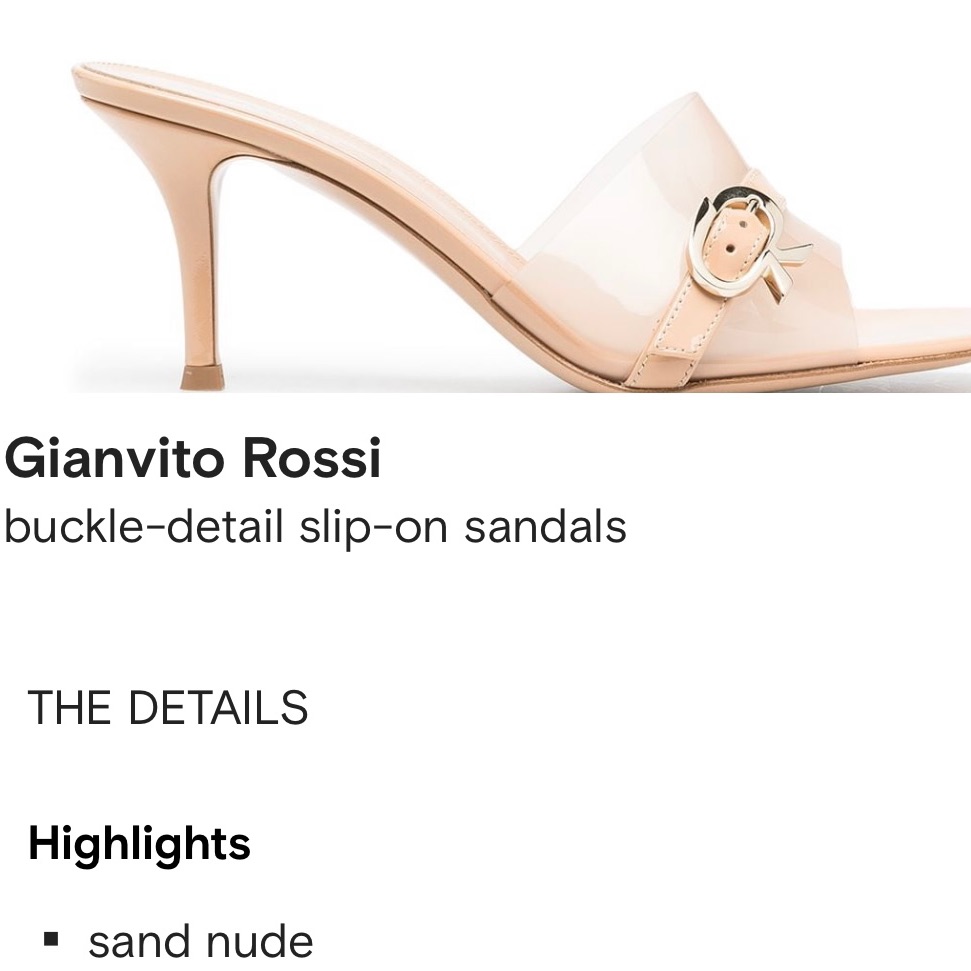 Gianvito Rossi Buckle-Detail Sandals